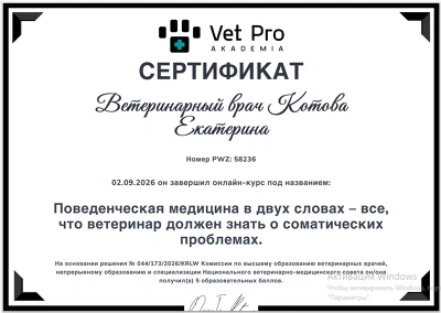 Сертификат