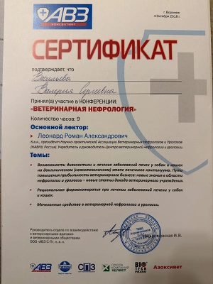 Сертификат