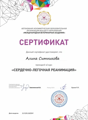 Сертификат