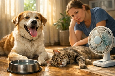 Тепловой удар у домашних питомцев
